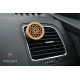 Medinis automobilio kvapas apvalus "Ornamentai" 2
