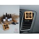 Medinis automobilio kvapas kvadratinis "Ornamentai" 1