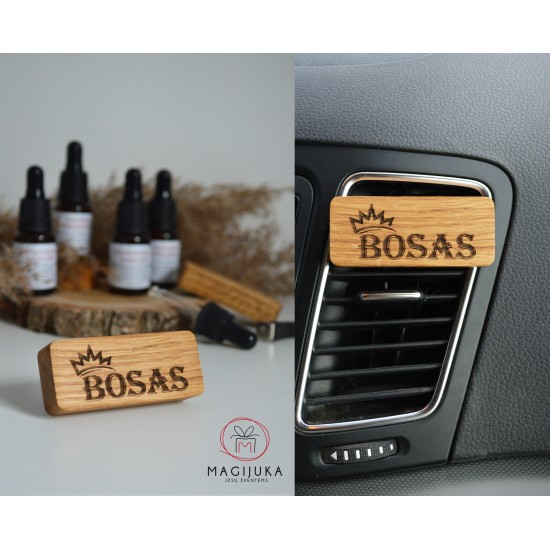 Medinis automobilio kvapas "BOSAS" Medinis automobilio kvapas "BOSAS"