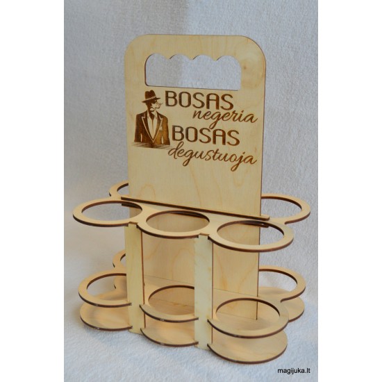 Butelių laikiklis "BOSAS"