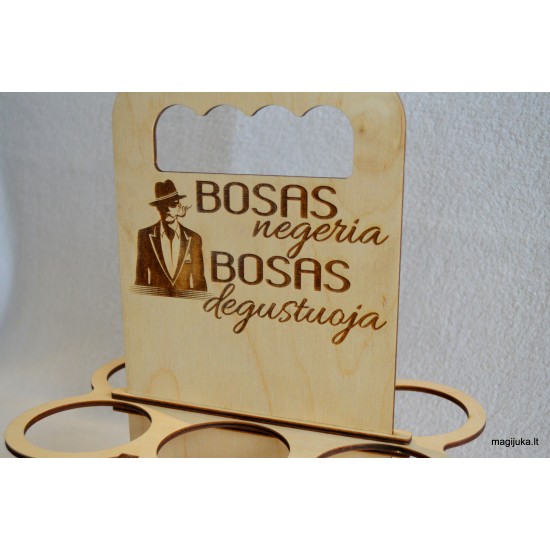 Butelių laikiklis "BOSAS"