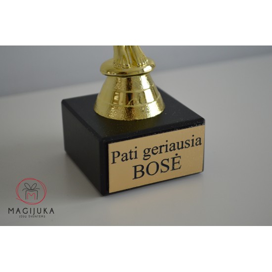 Oskaro statulėlė "Geriausia BOSĖ"