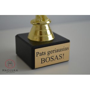 Oskaro statulėlė "Geriausias BOSAS"