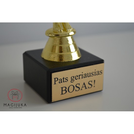 Oskaro statulėlė "Geriausias BOSAS"
