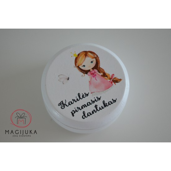 Dėžutė dantukui "Rožinė princesė"