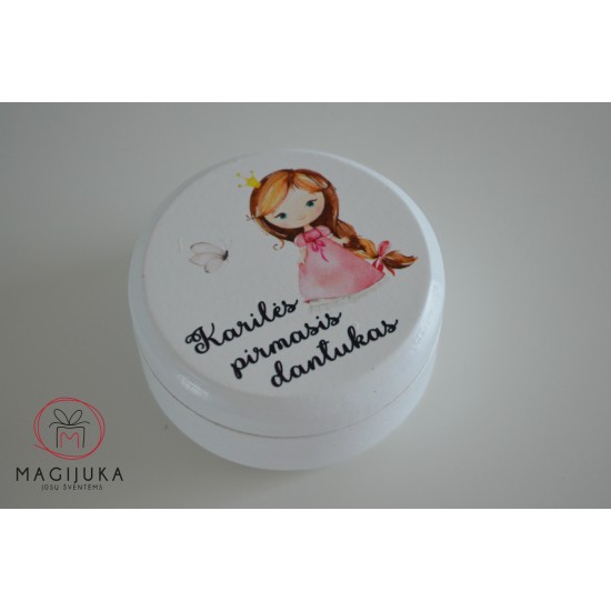 Dėžutė dantukui "Rožinė princesė"