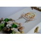 Medinis kvietimas tapti krikšto tėvais "Baltas"