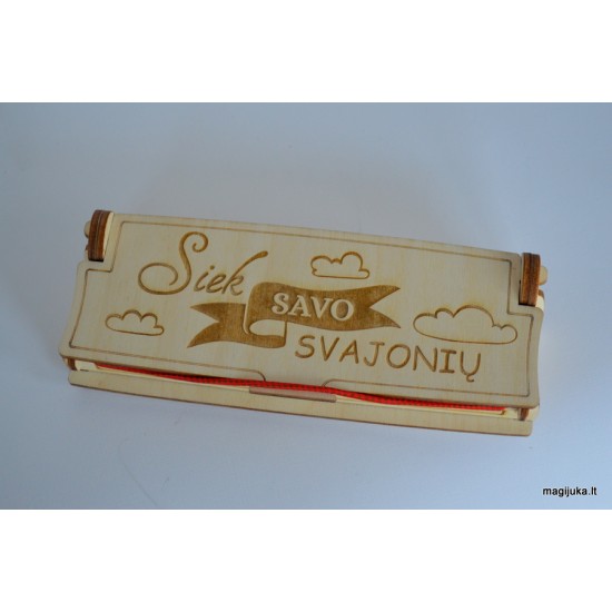 Dėžutė rašikliui "Siek savo svajonių"