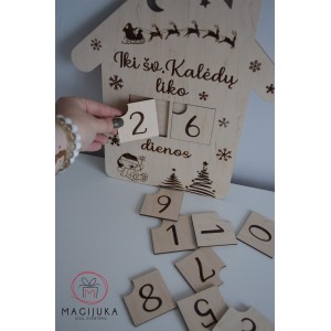 Skaičiuojame dienas iki Kalėdų "Namelis"