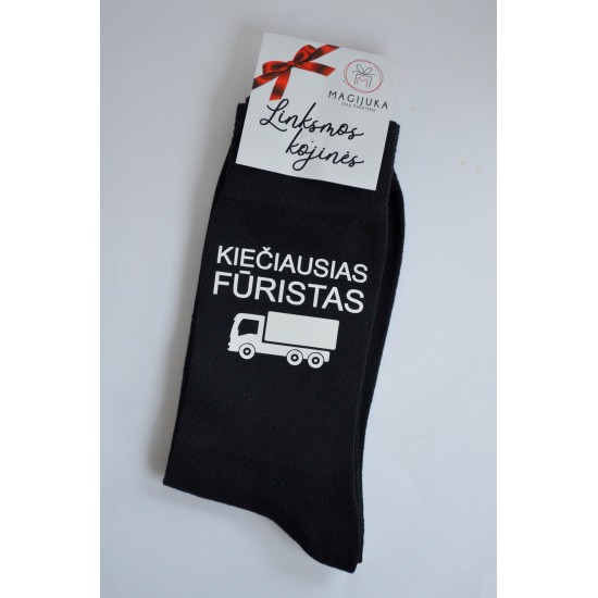 Vyriškos kojinės "Kiečiausias fūristas"