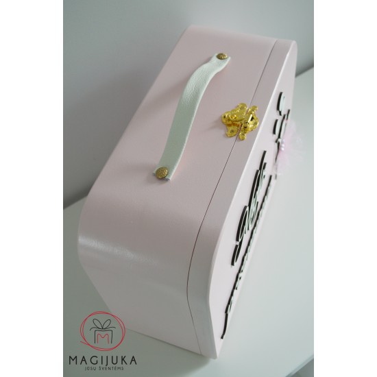 Krikštadėžė - lagaminas "Balerina"