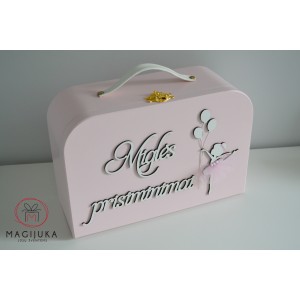 Krikštadėžė - lagaminas "Balerina"