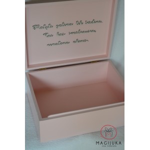 Krikštadėžė "Mažasis princas" rožinė