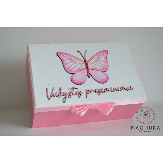 Krikštadėžė "Drugelis"