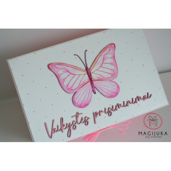 Krikštadėžė "Drugelis"
