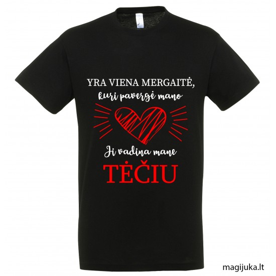 Marškinėliai "Tėčio mergaitė" Marškinėliai "Tėčio mergaitė"