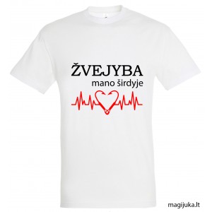 Marškinėliai "Žvejyba mano širdyje"