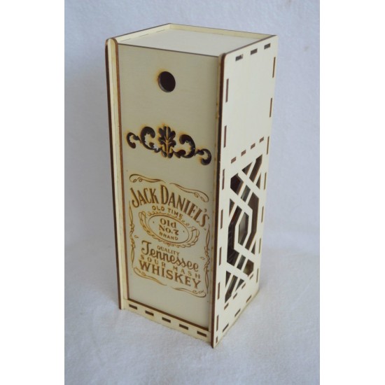 Dėžutė buteliui "Jack Daniel's"