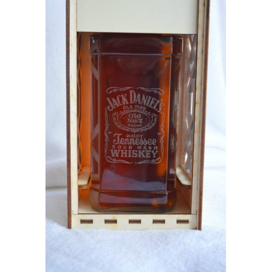 Dėžutė buteliui "Jack Daniel's"