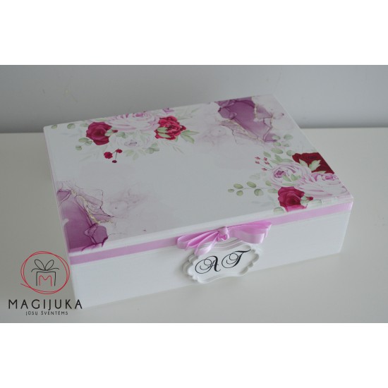 Elegantiška dėžutė "Rožinė"
