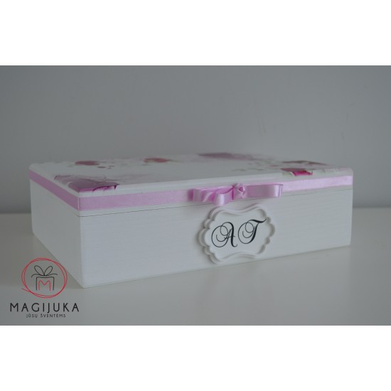 Elegantiška dėžutė "Rožinė"