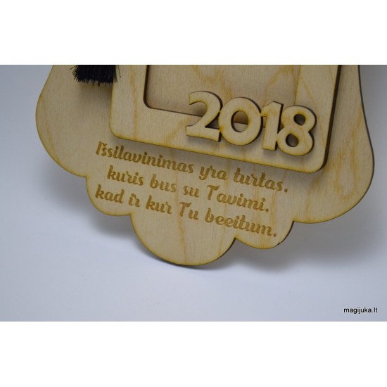 Rėmelis mokslų baigimo proga