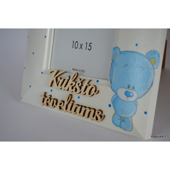 Rėmelis nuotraukai "Mėlynas meškutis"
