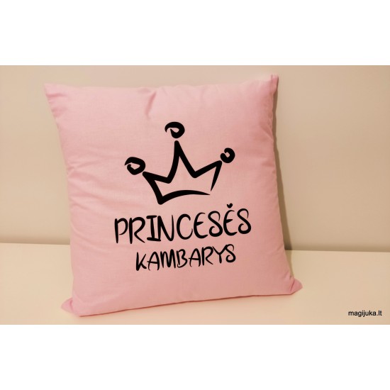 Dekoratyvinė pagalvėlė "Princesės kambarys" Dekoratyvinė pagalvėlė "Princesės kambarys"