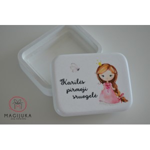 Dėžutė plaukų sruogelei "Rožinė princesė"
