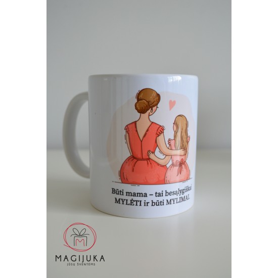 Puodelis "Mama ir dukra"