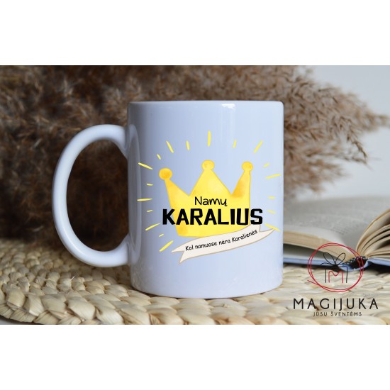 Puodelis "Namų KARALIUS"