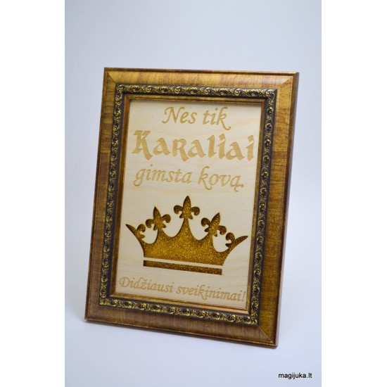 Gimimo dienos sveikinimas "Karaliui"