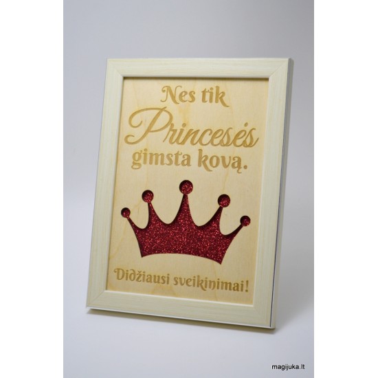 Gimimo dienos sveikinimas "Princesei"