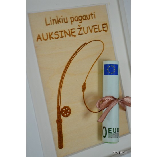 Sveikinimas "Linkiu pagauti auksinę žuvelę!"
