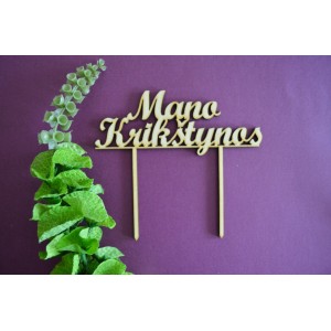 Smeigtukas tortui "Mano krikštynos"