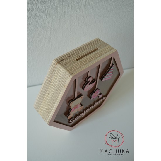 Pastatoma taupyklė "Rožiniai žaisliukai"