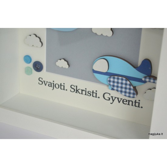 Taupyklė su metrikais "Lėktuvėlis"