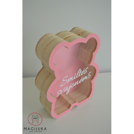 Pastatoma taupyklė "Meškiukas"