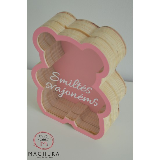 Pastatoma taupyklė "Meškiukas"