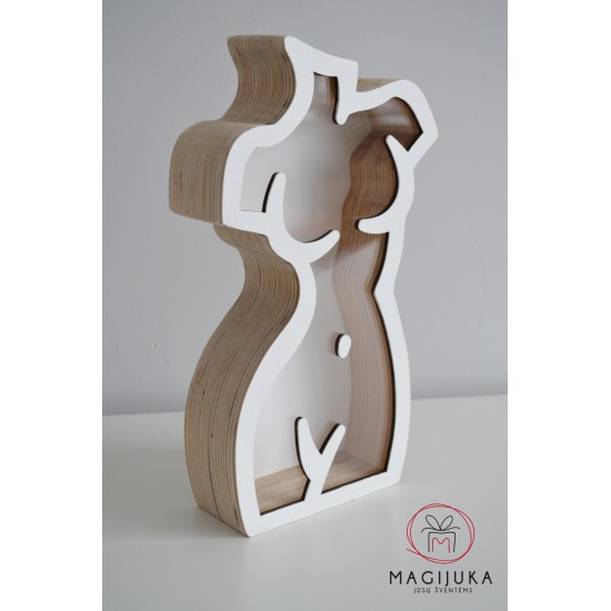 Pastatoma taupyklė "Moters siluetas"