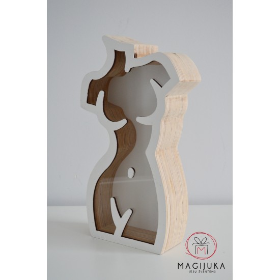 Pastatoma taupyklė "Moters siluetas"