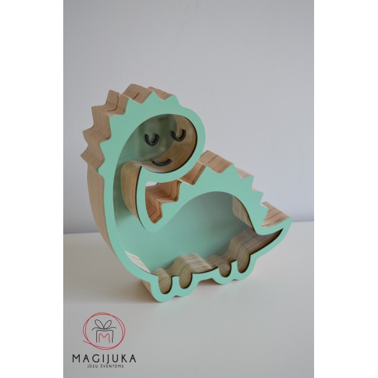 Pastatoma taupyklė "Mielas dinozauras"