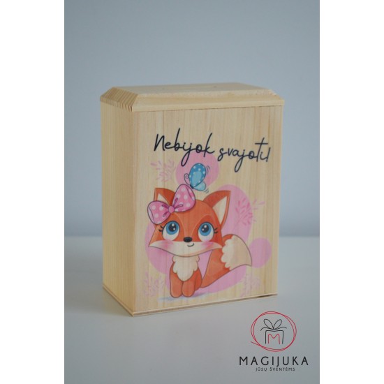 Medinė taupyklė "Laputė"
