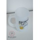 Stiklinis alaus bokalas su užrašu 500 ml – dovana vyrui