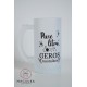 Stiklinis alaus bokalas su užrašu 500 ml – dovana vyrui