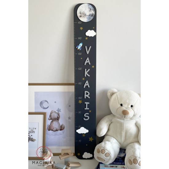 Ūgio matuoklė su vardu "Naktis" + DOVANA