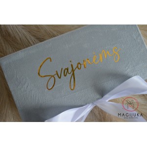 Medžiaginė dėžutė pinigams ar dovanai "Svajonėms"