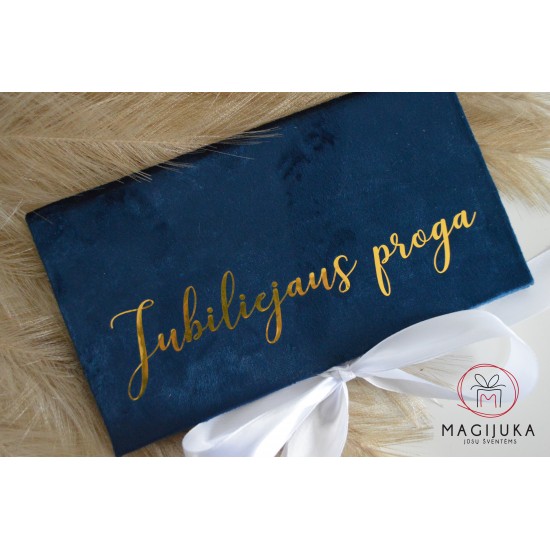 Medžiaginis vokelis pinigams "Jubiliejaus proga"