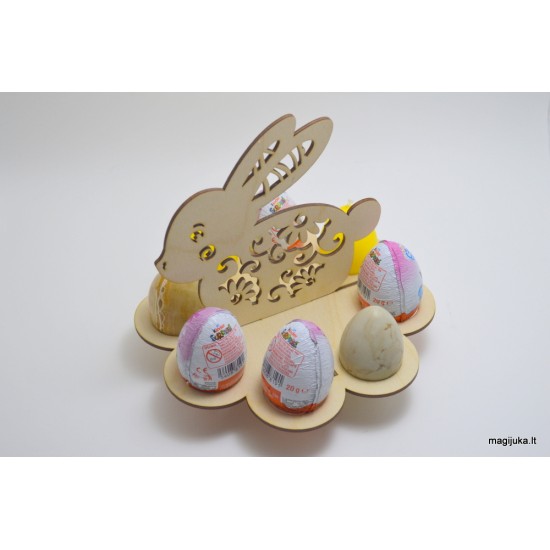 "Zuikis" dekoracija 8 kiaušiniams