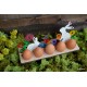 "Margi kiškučiai" dekoracija 10 kiaušinių